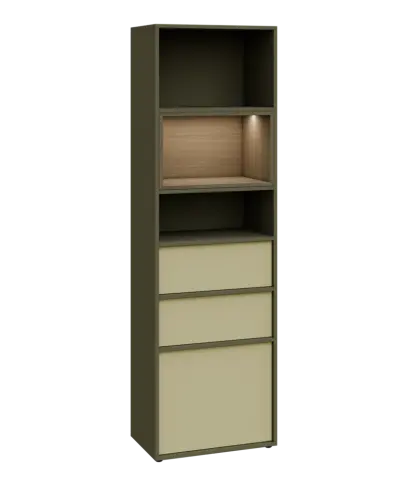 ERY V643 kancelářská skříň, 3-zásuvková/3 niky, 2000x600x400, zelená ERY V643 kancelářská skříň, 3-zásuvková/3 niky, 2000x600x400, zelená